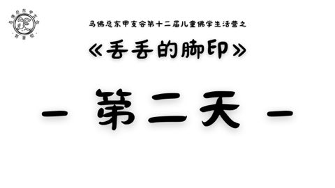 第十届青少年佛学生活营《丢丢的脚印》 照片 365
