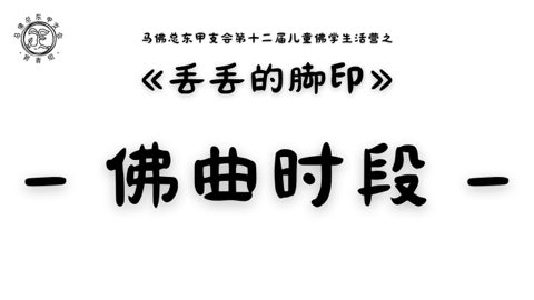 第十届青少年佛学生活营《丢丢的脚印》 照片 383
