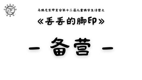 第十届青少年佛学生活营《丢丢的脚印》 照片 1408