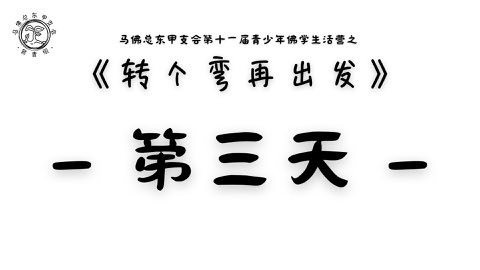 第十一届青少年佛学生活营《转个弯再出发》 照片 234